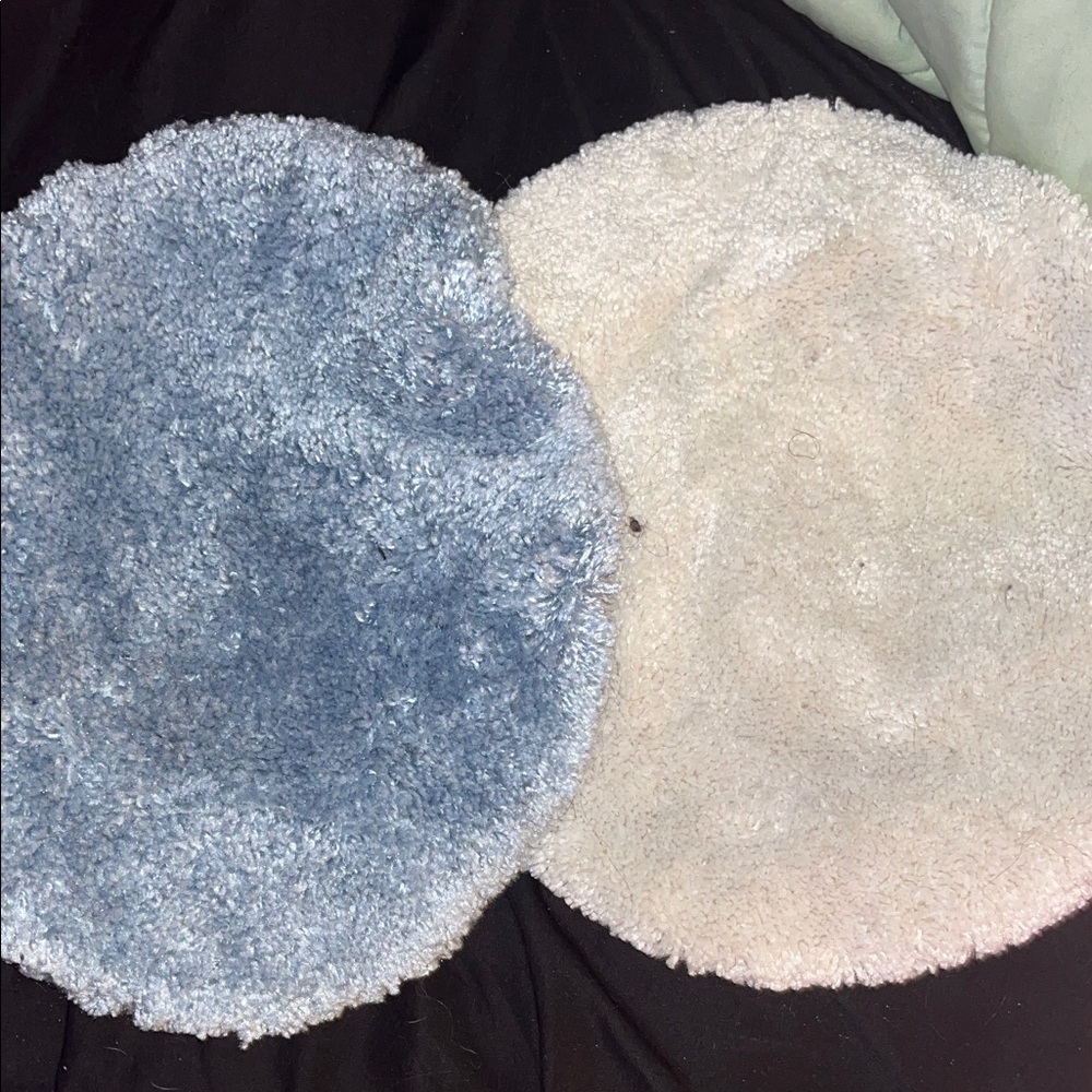 Blue and White toilet covers -NEW